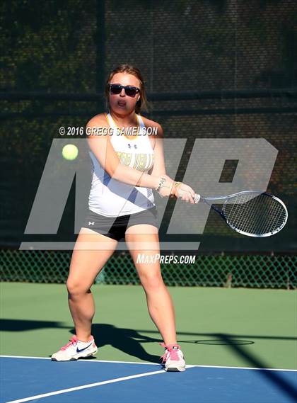 Thumbnail 1 in Amador Valley vs. St. Francis (CIF NorCal Regional Team Tennis Championships) photogallery.