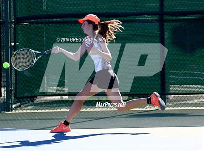 Thumbnail 3 in Amador Valley vs. St. Francis (CIF NorCal Regional Team Tennis Championships) photogallery.