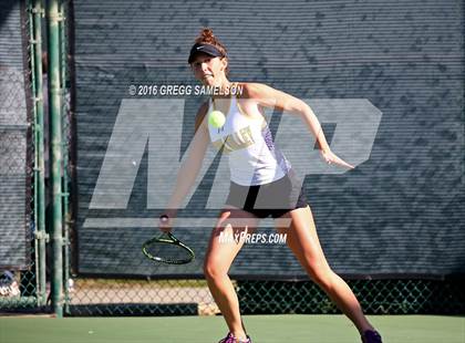 Thumbnail 2 in Amador Valley vs. St. Francis (CIF NorCal Regional Team Tennis Championships) photogallery.