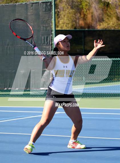 Thumbnail 1 in Amador Valley vs. St. Francis (CIF NorCal Regional Team Tennis Championships) photogallery.