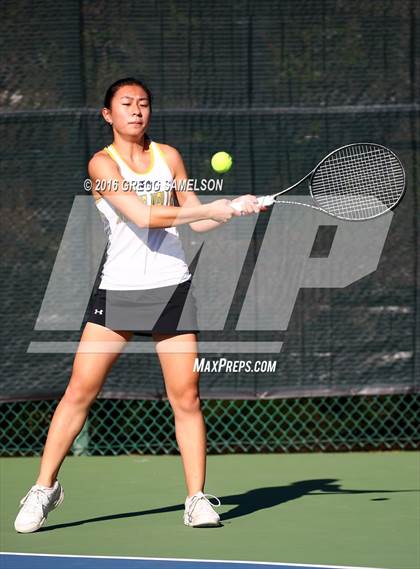 Thumbnail 1 in Amador Valley vs. St. Francis (CIF NorCal Regional Team Tennis Championships) photogallery.