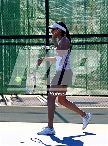 Thumbnail 3 in Amador Valley vs. St. Francis (CIF NorCal Regional Team Tennis Championships) photogallery.