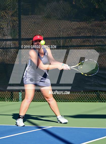 Thumbnail 3 in Amador Valley vs. St. Francis (CIF NorCal Regional Team Tennis Championships) photogallery.