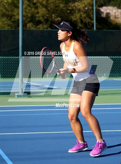 Thumbnail 2 in Amador Valley vs. St. Francis (CIF NorCal Regional Team Tennis Championships) photogallery.