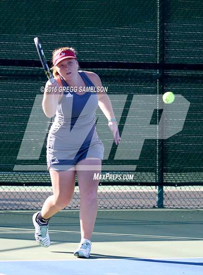 Thumbnail 3 in Amador Valley vs. St. Francis (CIF NorCal Regional Team Tennis Championships) photogallery.