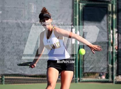 Thumbnail 2 in Amador Valley vs. St. Francis (CIF NorCal Regional Team Tennis Championships) photogallery.