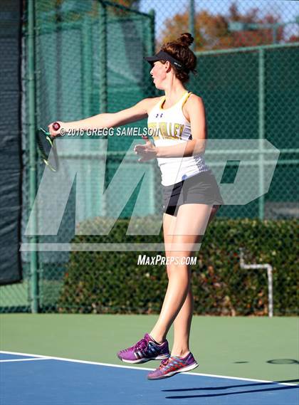 Thumbnail 2 in Amador Valley vs. St. Francis (CIF NorCal Regional Team Tennis Championships) photogallery.