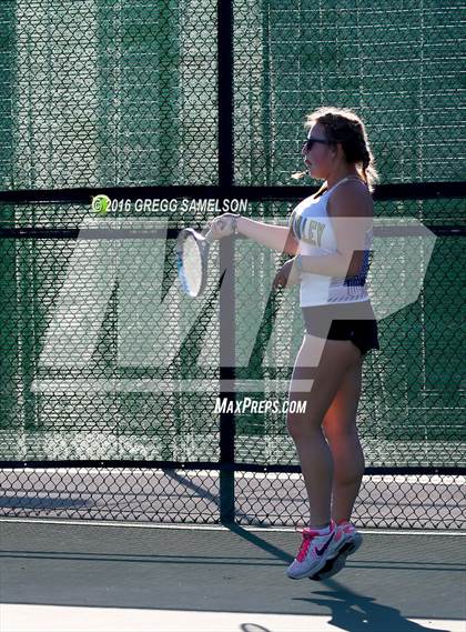 Thumbnail 1 in Amador Valley vs. St. Francis (CIF NorCal Regional Team Tennis Championships) photogallery.
