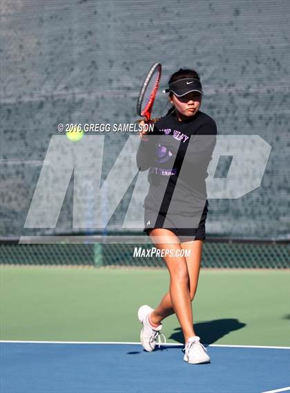 Thumbnail 1 in Amador Valley vs. St. Francis (CIF NorCal Regional Team Tennis Championships) photogallery.