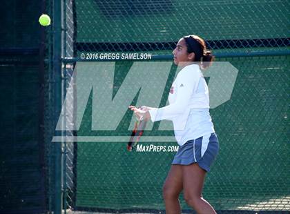 Thumbnail 2 in Amador Valley vs. St. Francis (CIF NorCal Regional Team Tennis Championships) photogallery.