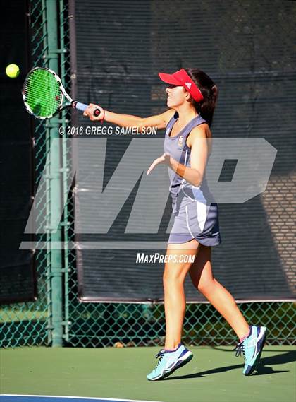 Thumbnail 1 in Amador Valley vs. St. Francis (CIF NorCal Regional Team Tennis Championships) photogallery.