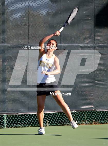 Thumbnail 1 in Amador Valley vs. St. Francis (CIF NorCal Regional Team Tennis Championships) photogallery.