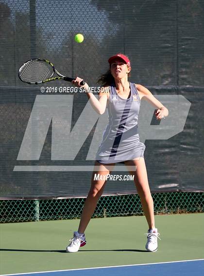 Thumbnail 3 in Amador Valley vs. St. Francis (CIF NorCal Regional Team Tennis Championships) photogallery.