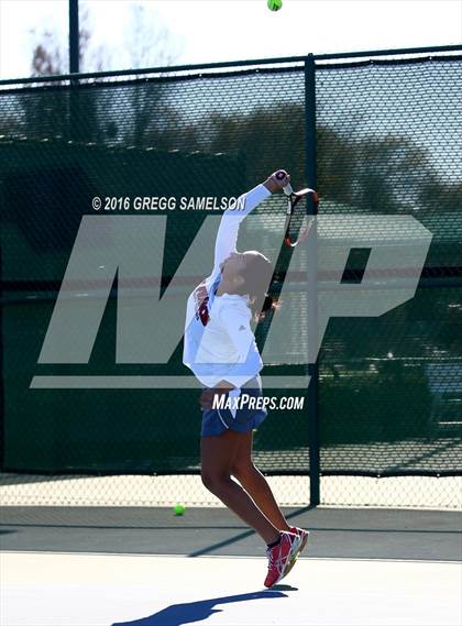 Thumbnail 3 in Amador Valley vs. St. Francis (CIF NorCal Regional Team Tennis Championships) photogallery.