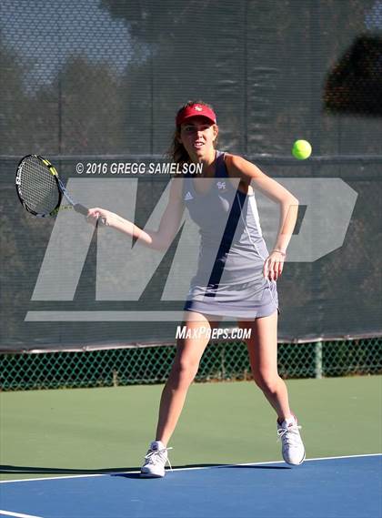 Thumbnail 1 in Amador Valley vs. St. Francis (CIF NorCal Regional Team Tennis Championships) photogallery.