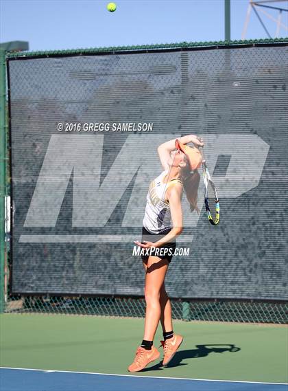 Thumbnail 2 in Amador Valley vs. St. Francis (CIF NorCal Regional Team Tennis Championships) photogallery.