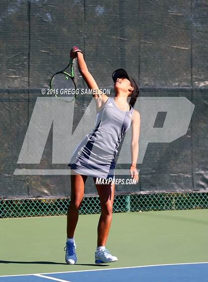 Thumbnail 3 in Amador Valley vs. St. Francis (CIF NorCal Regional Team Tennis Championships) photogallery.