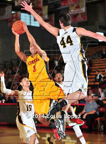 Thumbnail 1 in Orange Lutheran @ Foothill (Nike Extravaganza) photogallery.