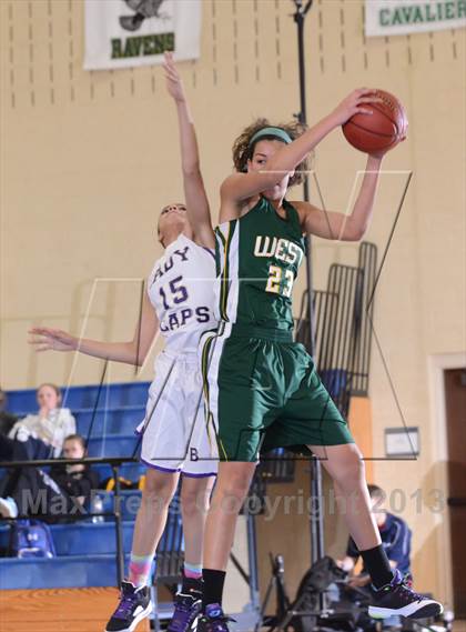 Thumbnail 3 in Broughton vs. West Forsyth (HighSchoolOT.com Holiday Invitational) photogallery.