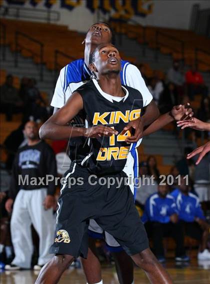 Thumbnail 2 in King-Drew Medical vs. Jordan (Lynwood Christmas Challenge) photogallery.