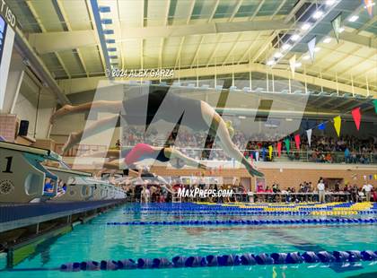 Thumbnail 1 in UIL 4A Swimming and Diving (Prelim) photogallery.