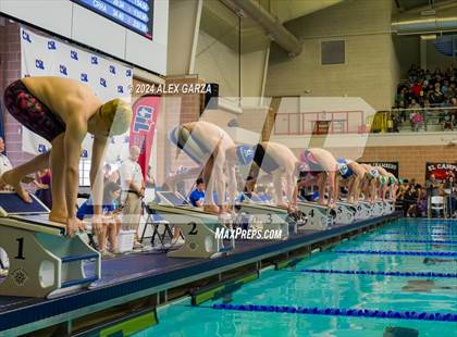 Thumbnail 1 in UIL 4A Swimming and Diving (Prelim) photogallery.