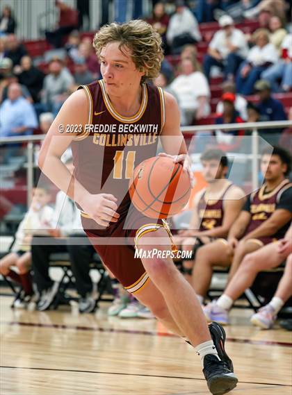Thumbnail 3 in Collinsville vs Wolfe City (UIL 2A Bi-District Playoff) photogallery.