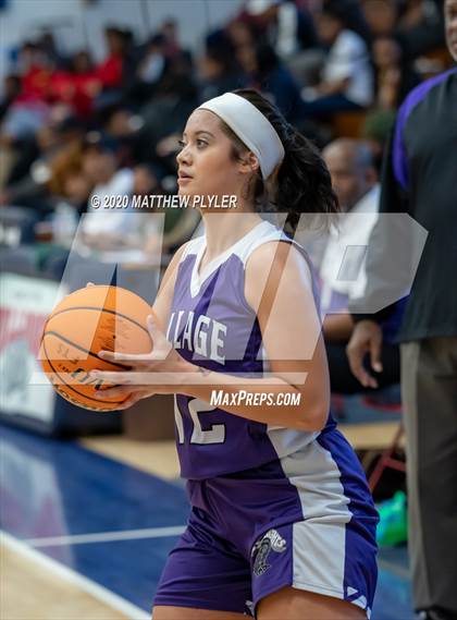Thumbnail 2 in Village Christian Academy vs. Richmond (MLK Dream Jam at Terry Sanford) photogallery.
