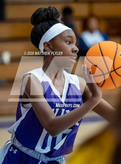 Thumbnail 3 in Village Christian Academy vs. Richmond (MLK Dream Jam at Terry Sanford) photogallery.