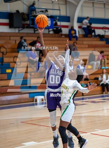 Thumbnail 2 in Village Christian Academy vs. Richmond (MLK Dream Jam at Terry Sanford) photogallery.