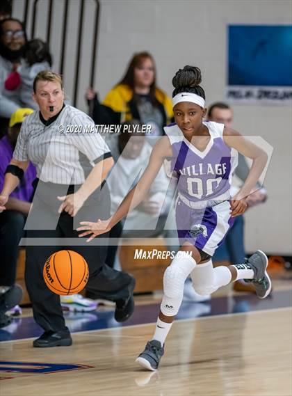 Thumbnail 1 in Village Christian Academy vs. Richmond (MLK Dream Jam at Terry Sanford) photogallery.