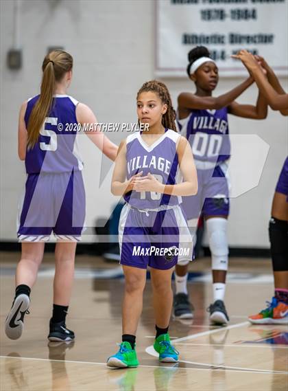 Thumbnail 1 in Village Christian Academy vs. Richmond (MLK Dream Jam at Terry Sanford) photogallery.