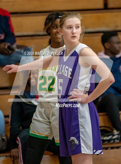 Thumbnail 3 in Village Christian Academy vs. Richmond (MLK Dream Jam at Terry Sanford) photogallery.