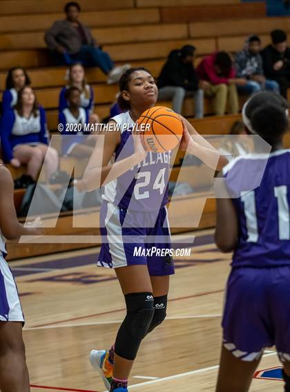 Thumbnail 2 in Village Christian Academy vs. Richmond (MLK Dream Jam at Terry Sanford) photogallery.
