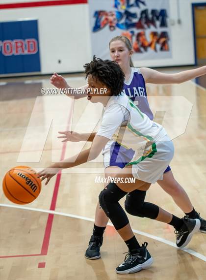 Thumbnail 3 in Village Christian Academy vs. Richmond (MLK Dream Jam at Terry Sanford) photogallery.