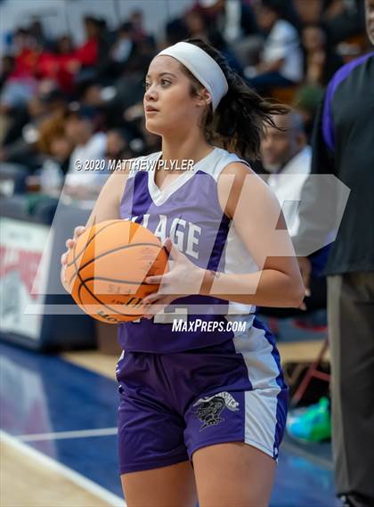 Thumbnail 1 in Village Christian Academy vs. Richmond (MLK Dream Jam at Terry Sanford) photogallery.