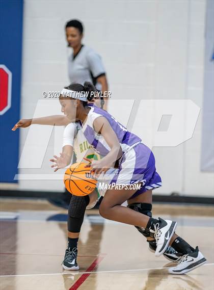 Thumbnail 2 in Village Christian Academy vs. Richmond (MLK Dream Jam at Terry Sanford) photogallery.