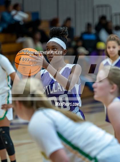 Thumbnail 1 in Village Christian Academy vs. Richmond (MLK Dream Jam at Terry Sanford) photogallery.