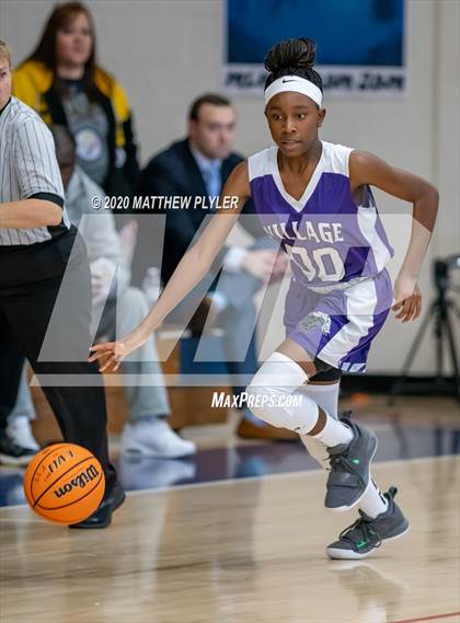 Thumbnail 3 in Village Christian Academy vs. Richmond (MLK Dream Jam at Terry Sanford) photogallery.