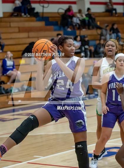 Thumbnail 2 in Village Christian Academy vs. Richmond (MLK Dream Jam at Terry Sanford) photogallery.