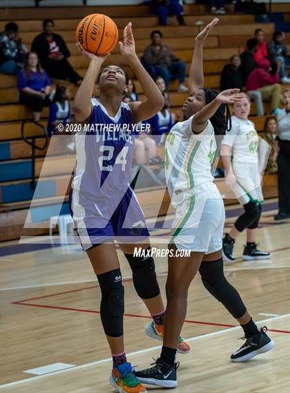 Thumbnail 2 in Village Christian Academy vs. Richmond (MLK Dream Jam at Terry Sanford) photogallery.