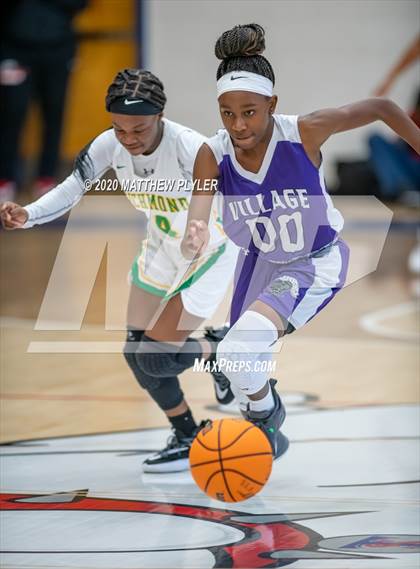 Thumbnail 2 in Village Christian Academy vs. Richmond (MLK Dream Jam at Terry Sanford) photogallery.