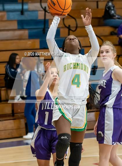 Thumbnail 1 in Village Christian Academy vs. Richmond (MLK Dream Jam at Terry Sanford) photogallery.
