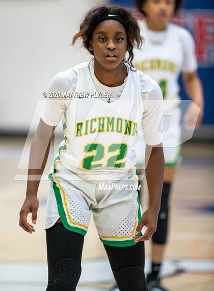 Thumbnail 1 in Village Christian Academy vs. Richmond (MLK Dream Jam at Terry Sanford) photogallery.