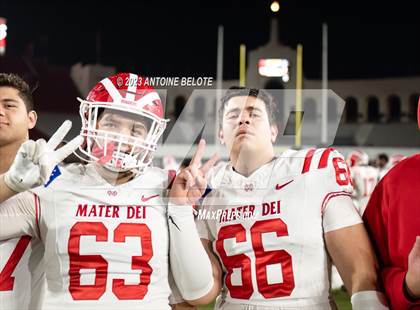 Thumbnail 3 in St. John Bosco vs. Mater Dei (CIF SS Division 1 Final) photogallery.