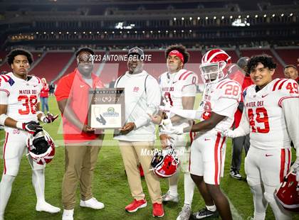 Thumbnail 1 in St. John Bosco vs. Mater Dei (CIF SS Division 1 Final) photogallery.