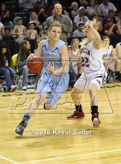 Thumbnail 1 in South Baca [Campo/Vilas/Pritchett] vs. Idalia  (CHSAA 1A Semifinals) photogallery.