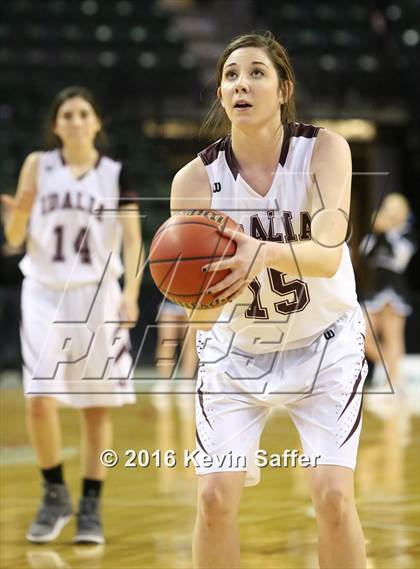 Thumbnail 2 in South Baca [Campo/Vilas/Pritchett] vs. Idalia  (CHSAA 1A Semifinals) photogallery.