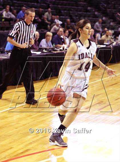 Thumbnail 1 in South Baca [Campo/Vilas/Pritchett] vs. Idalia  (CHSAA 1A Semifinals) photogallery.