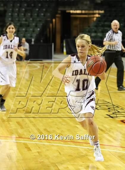 Thumbnail 3 in South Baca [Campo/Vilas/Pritchett] vs. Idalia  (CHSAA 1A Semifinals) photogallery.